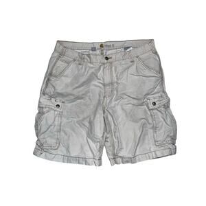Carhartt Canvas Shorts 100777-232 Khaki Relaxed Fit Mens 38